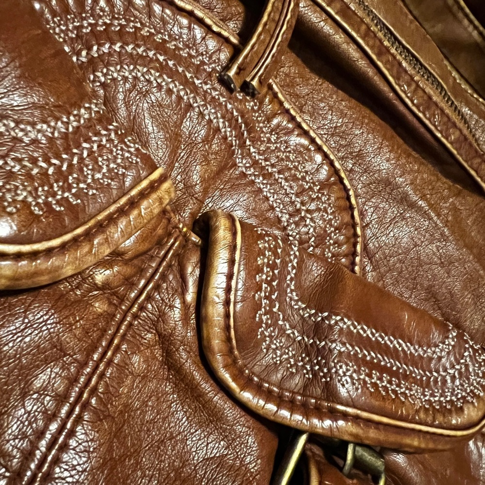Elegant Brown Leather Bag